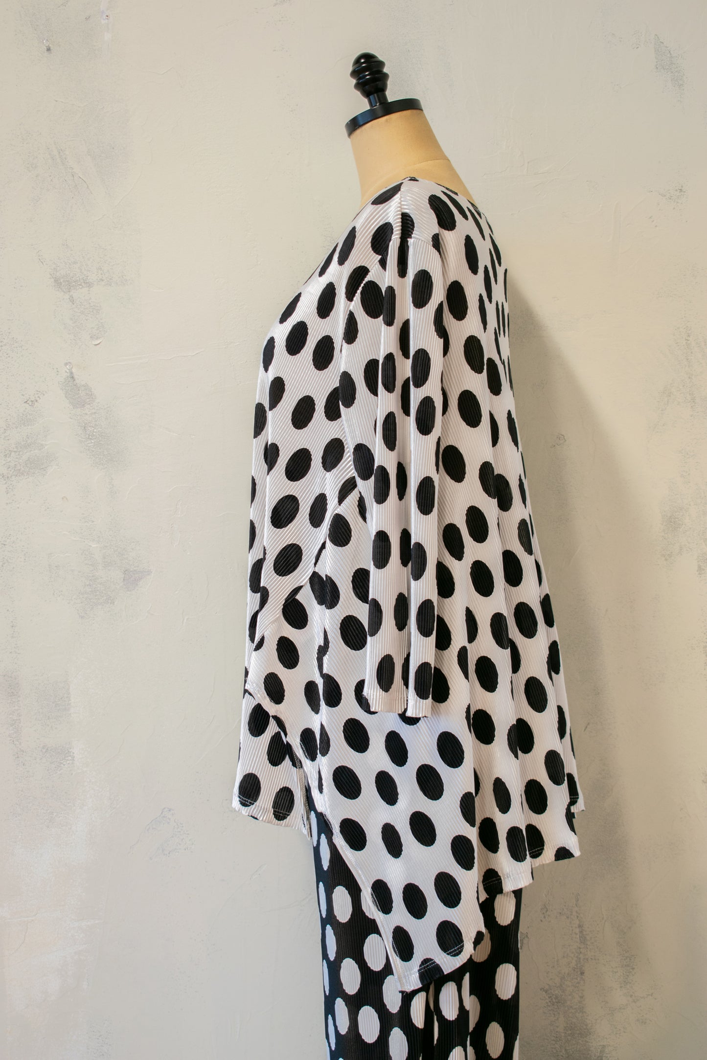 Kozan; Pleated Dot Tunic