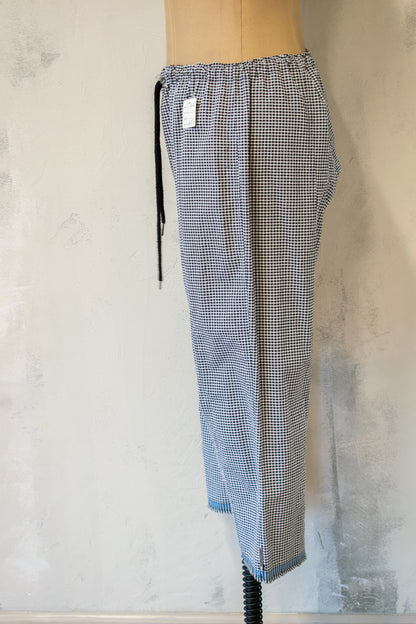 Paper Temples; Drawstring Waist Check Pant