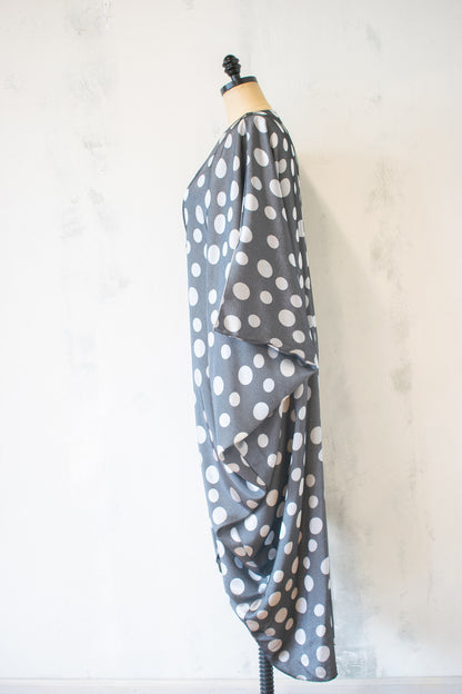 Kozan; Silver Polka Dot Goddess Dress