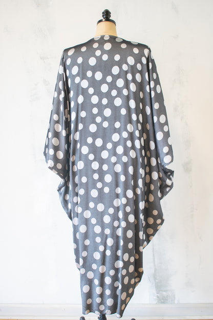 Kozan; Silver Polka Dot Goddess Dress