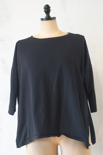 MxM; Pima Cotton Top in Black