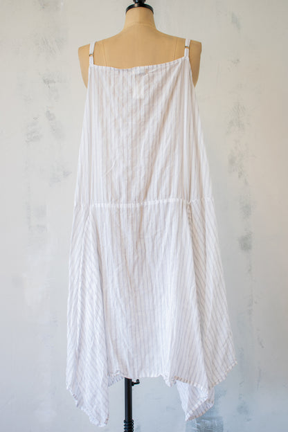 Krista Larson; Long Slip in White Shirting