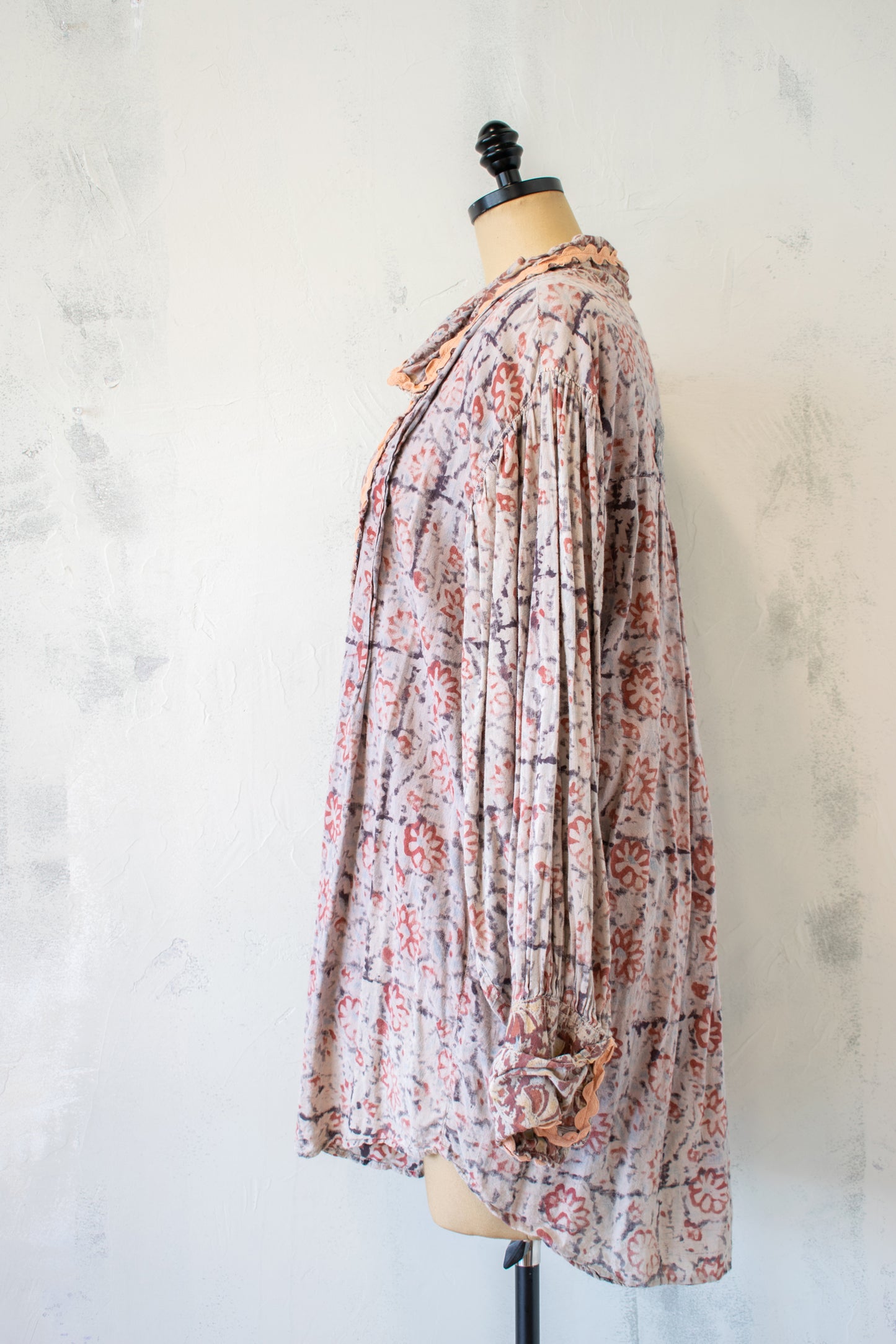 Magnolia Pearl; Block Print and Trim Tora Shirt