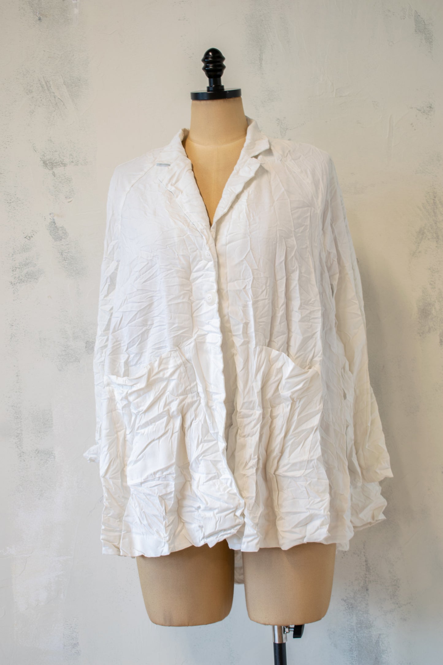 Baci; Crinkle Swing Jacket