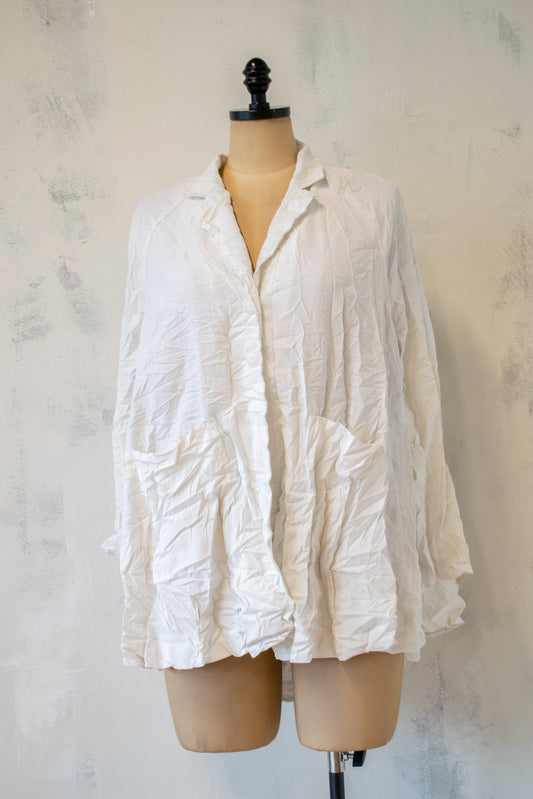 Baci; Crinkle Swing Jacket