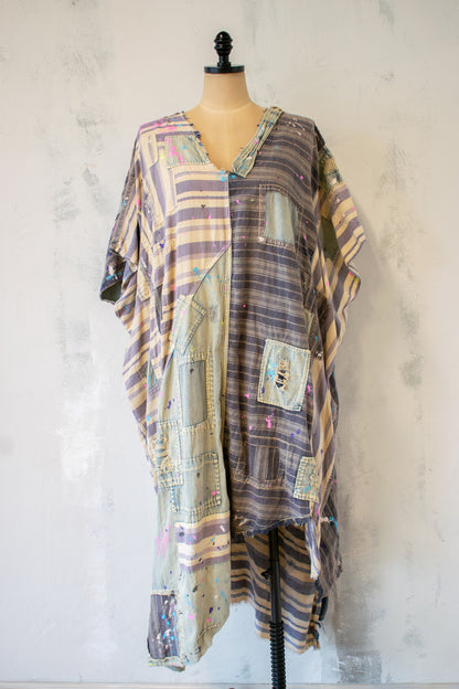 Magnolia Pearl; NWT, Patchwork Denim Dress