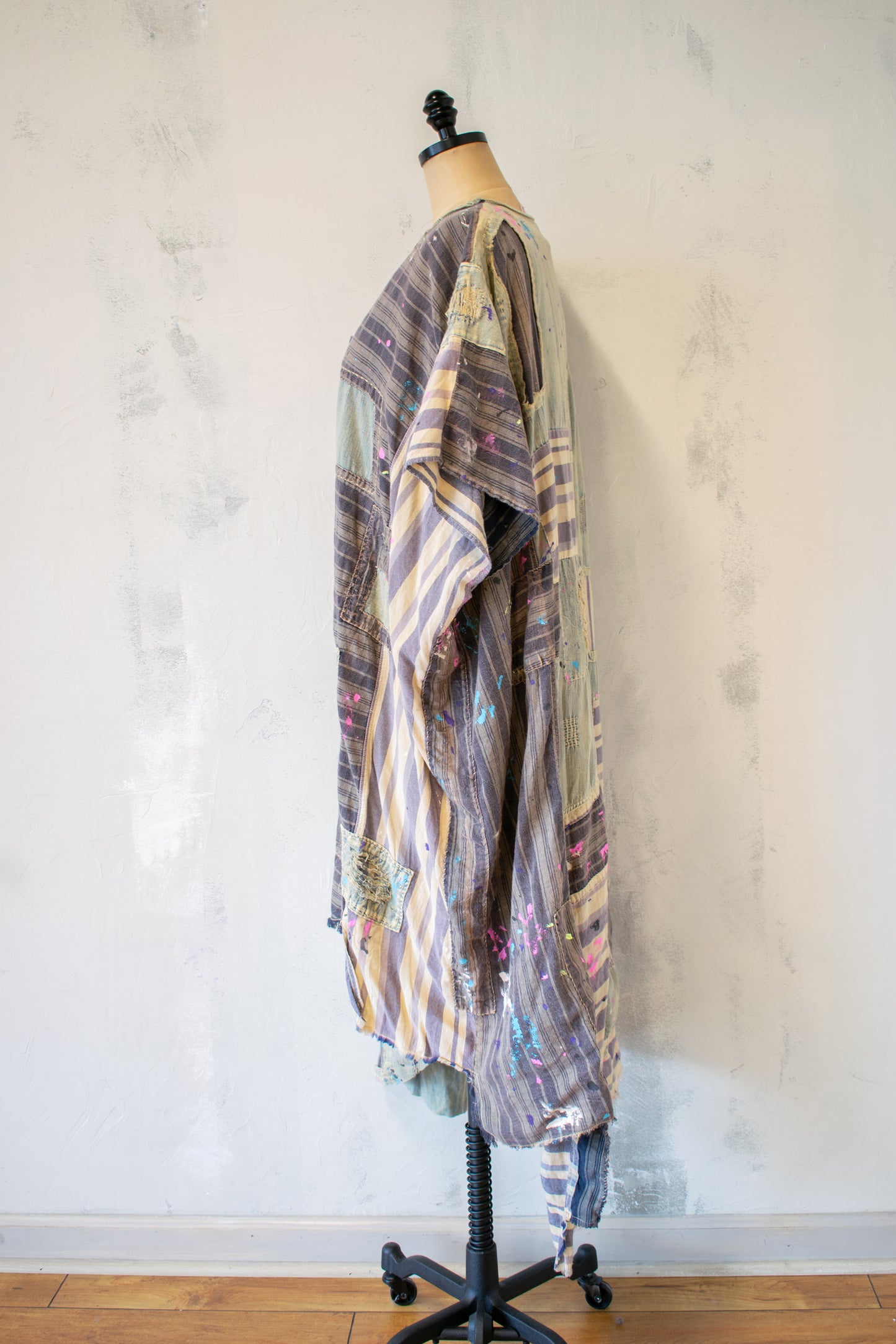 Magnolia Pearl; NWT, Patchwork Denim Dress