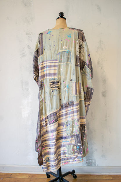 Magnolia Pearl; NWT, Patchwork Denim Dress