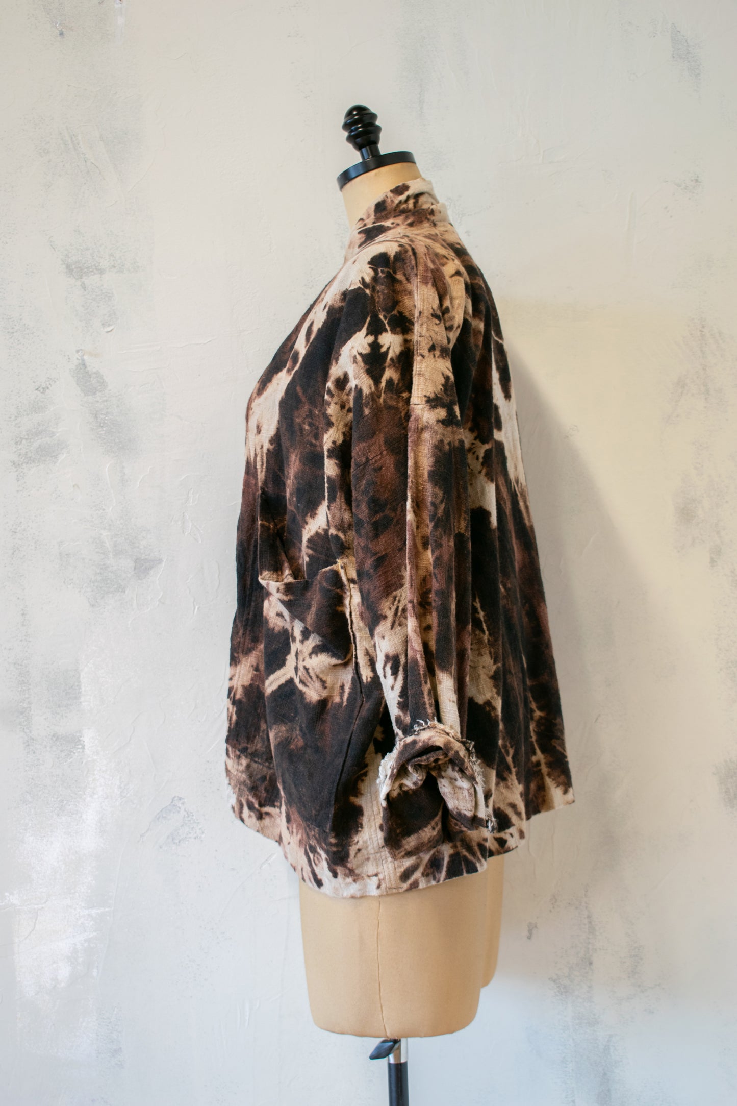 Megan Ilene; Hand Dyed Shawl Front Jacket