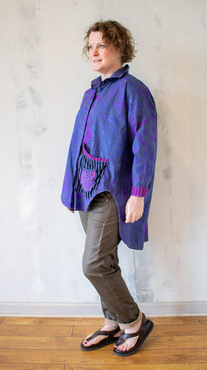 Artifacts Button Up in Amethyst