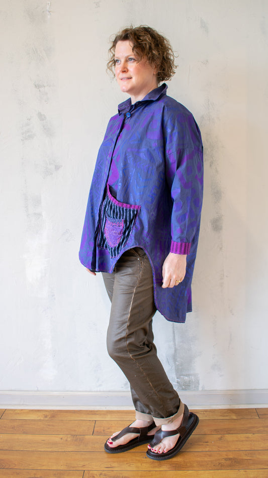 Artifacts Button Up in Amethyst