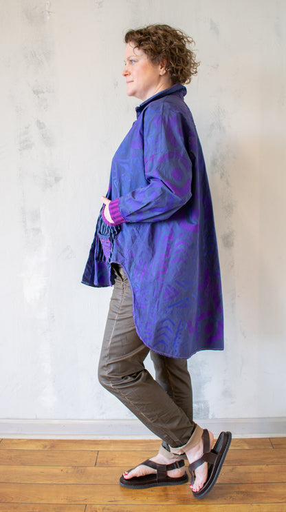 Artifacts Button Up in Amethyst