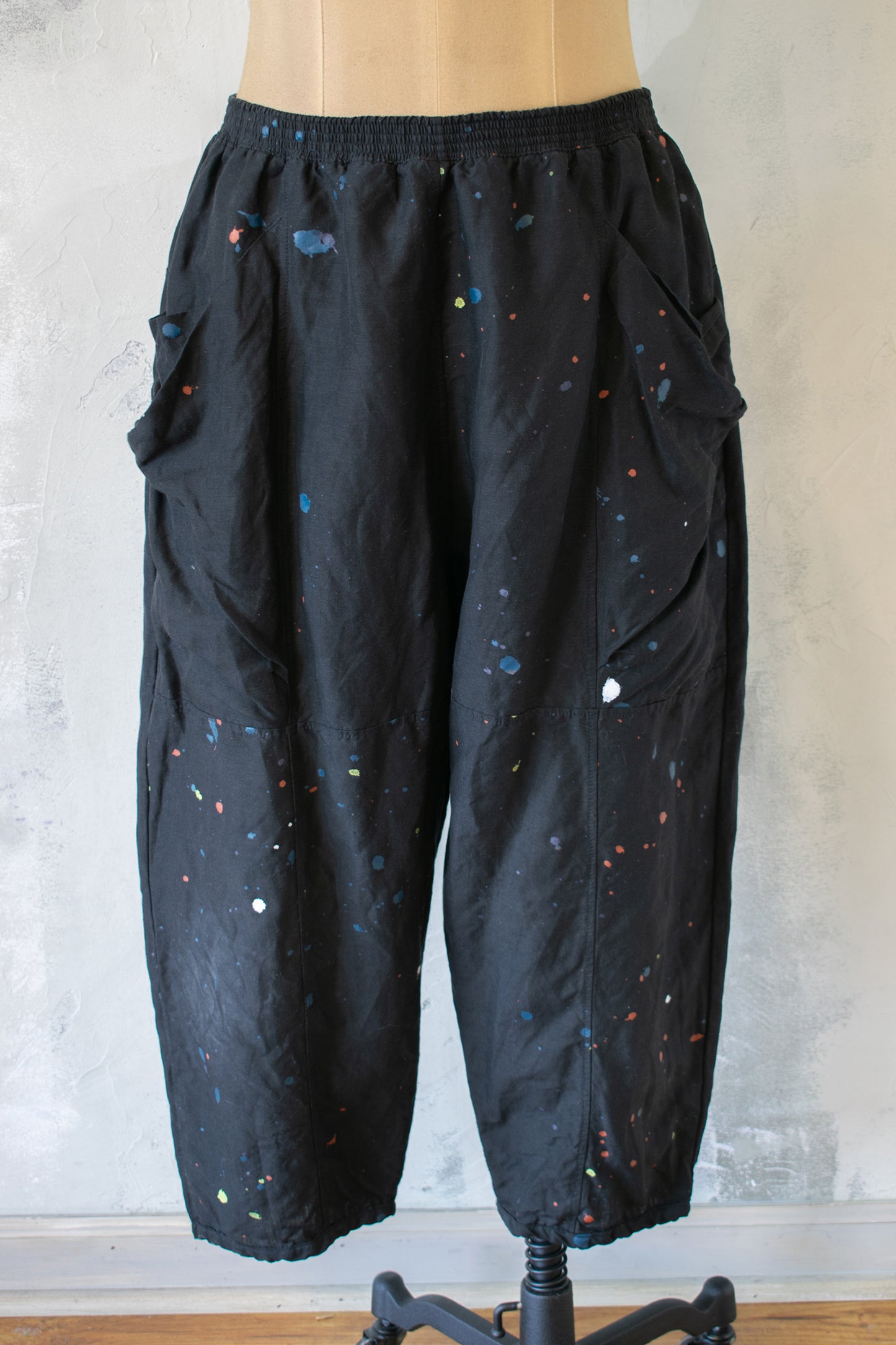 Megan Ilene; Splatter Painted Pant