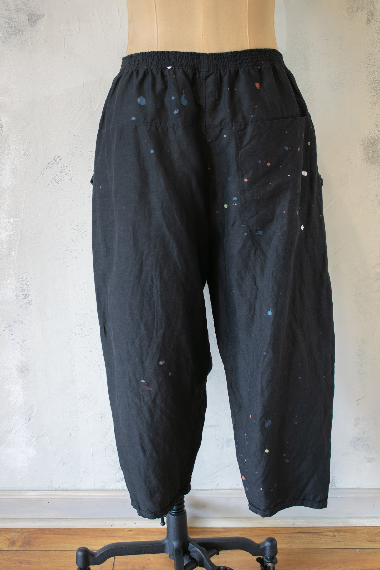 Megan Ilene; Splatter Painted Pant