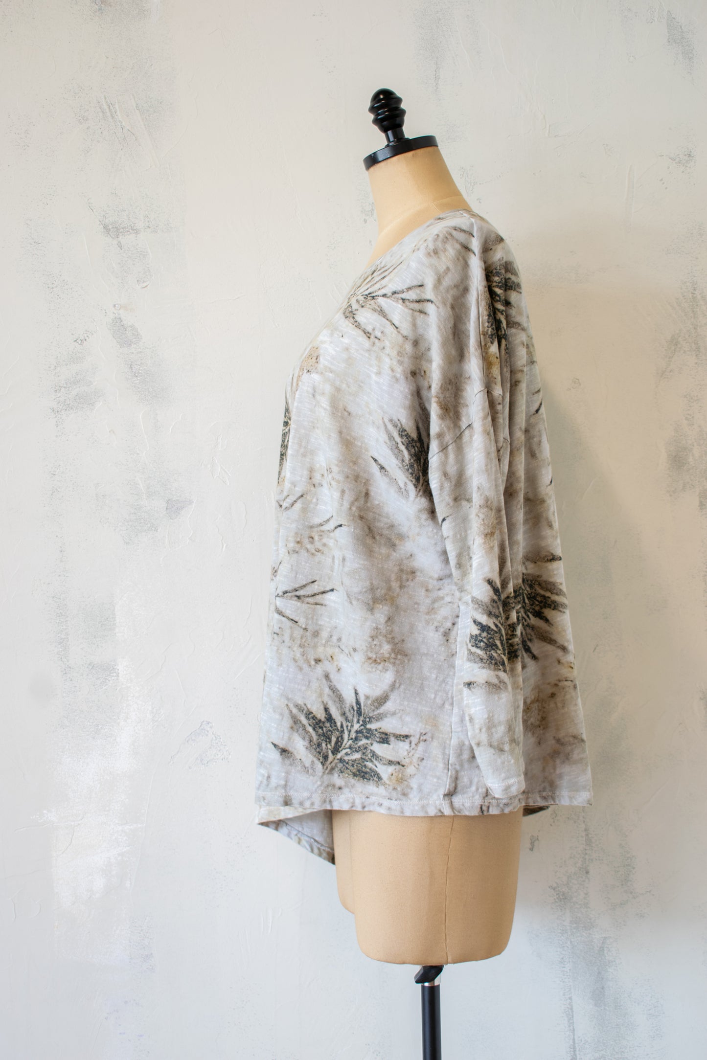 Krista Larson; Asymmetrical Tunic in Fern