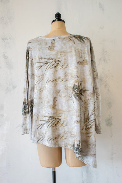 Krista Larson; Asymmetrical Tunic in Fern