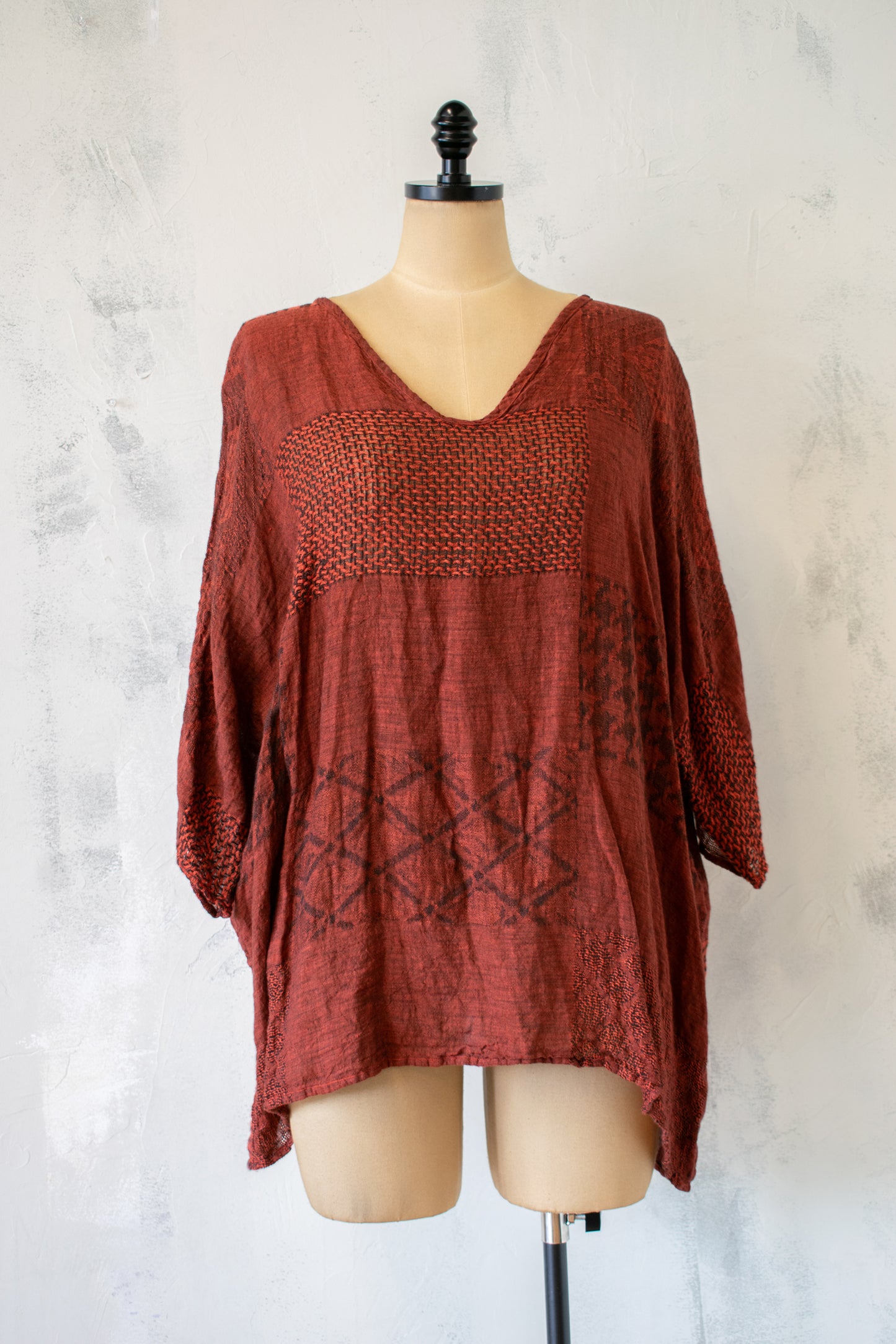 Bottega Di Brunella; Multi Weave V-Neck Tunic