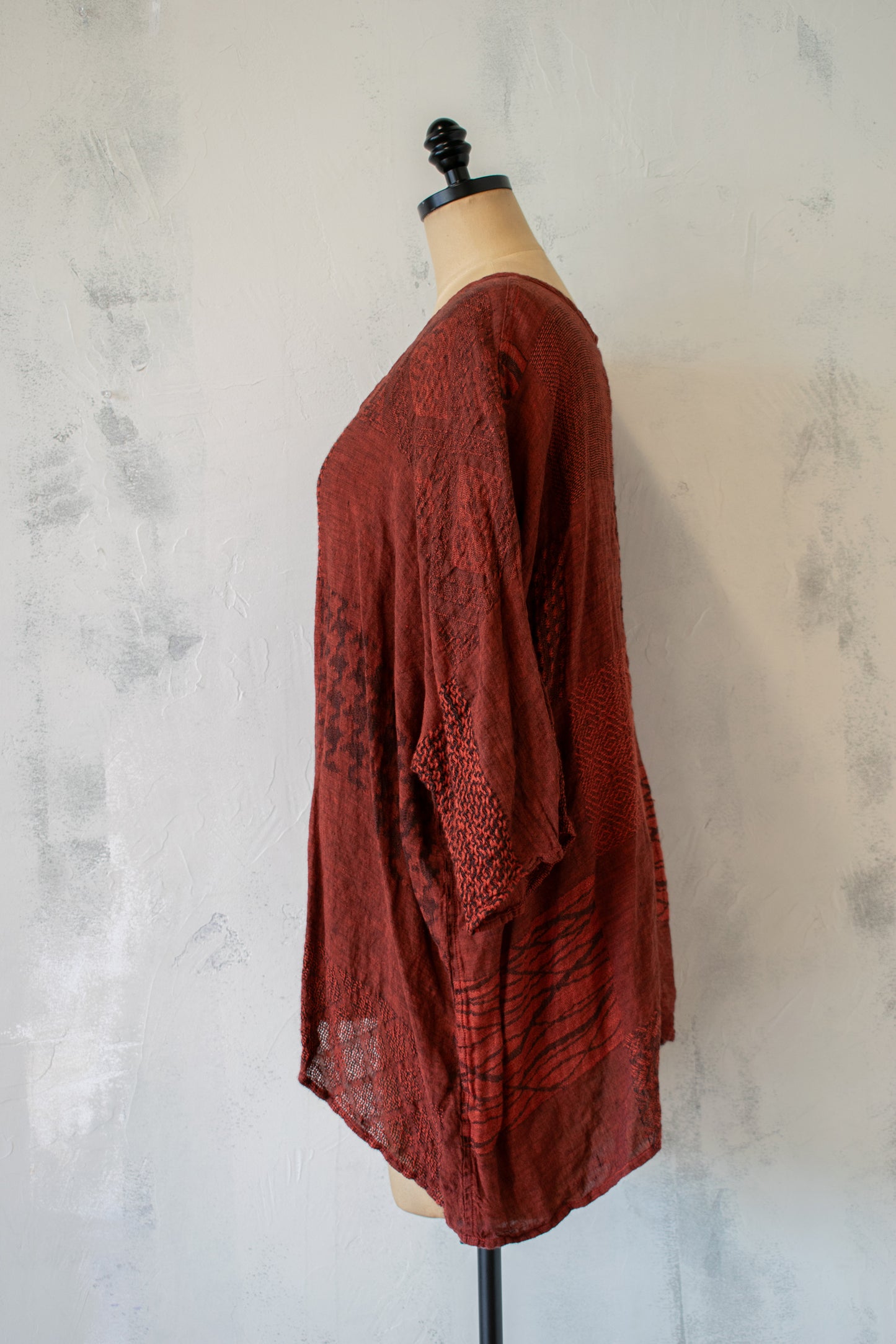 Bottega Di Brunella; Multi Weave V-Neck Tunic