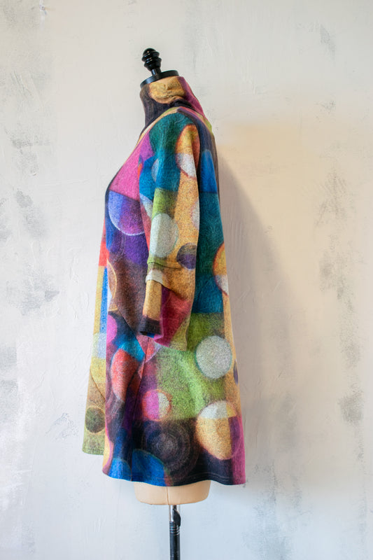 Damee; Fleece Pullover Tunic