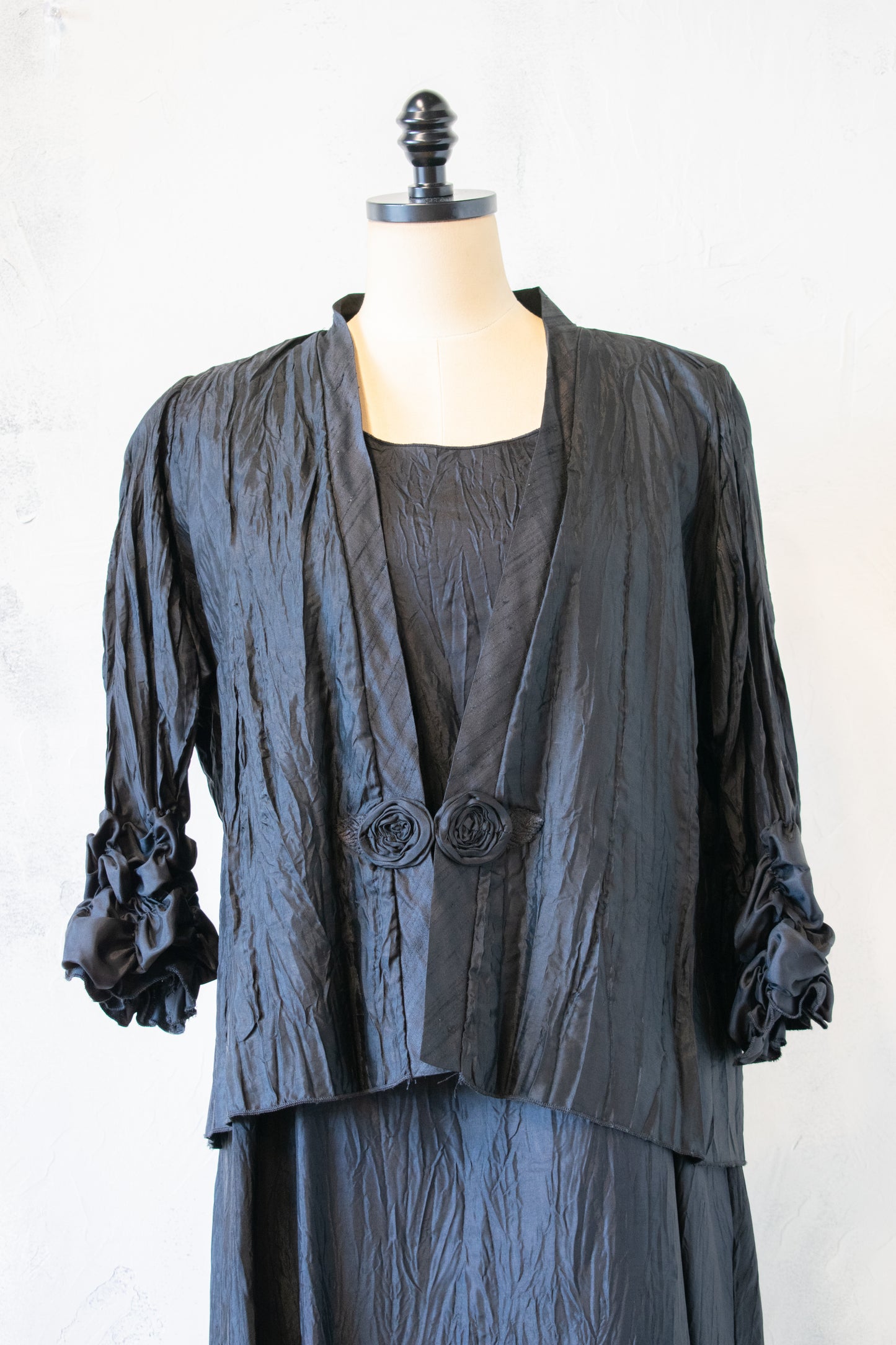 Black Crinkle Jacket