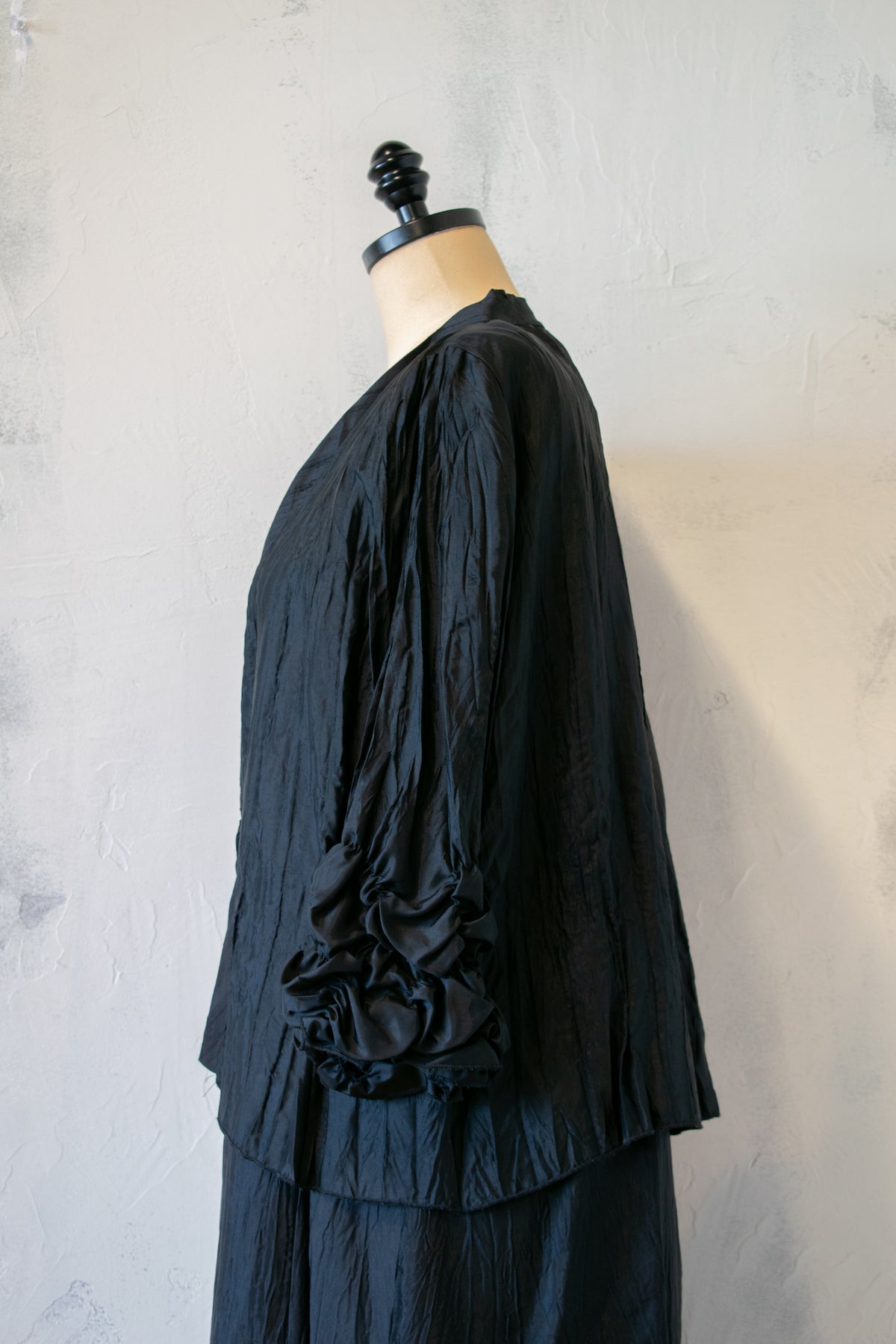 Black Crinkle Jacket