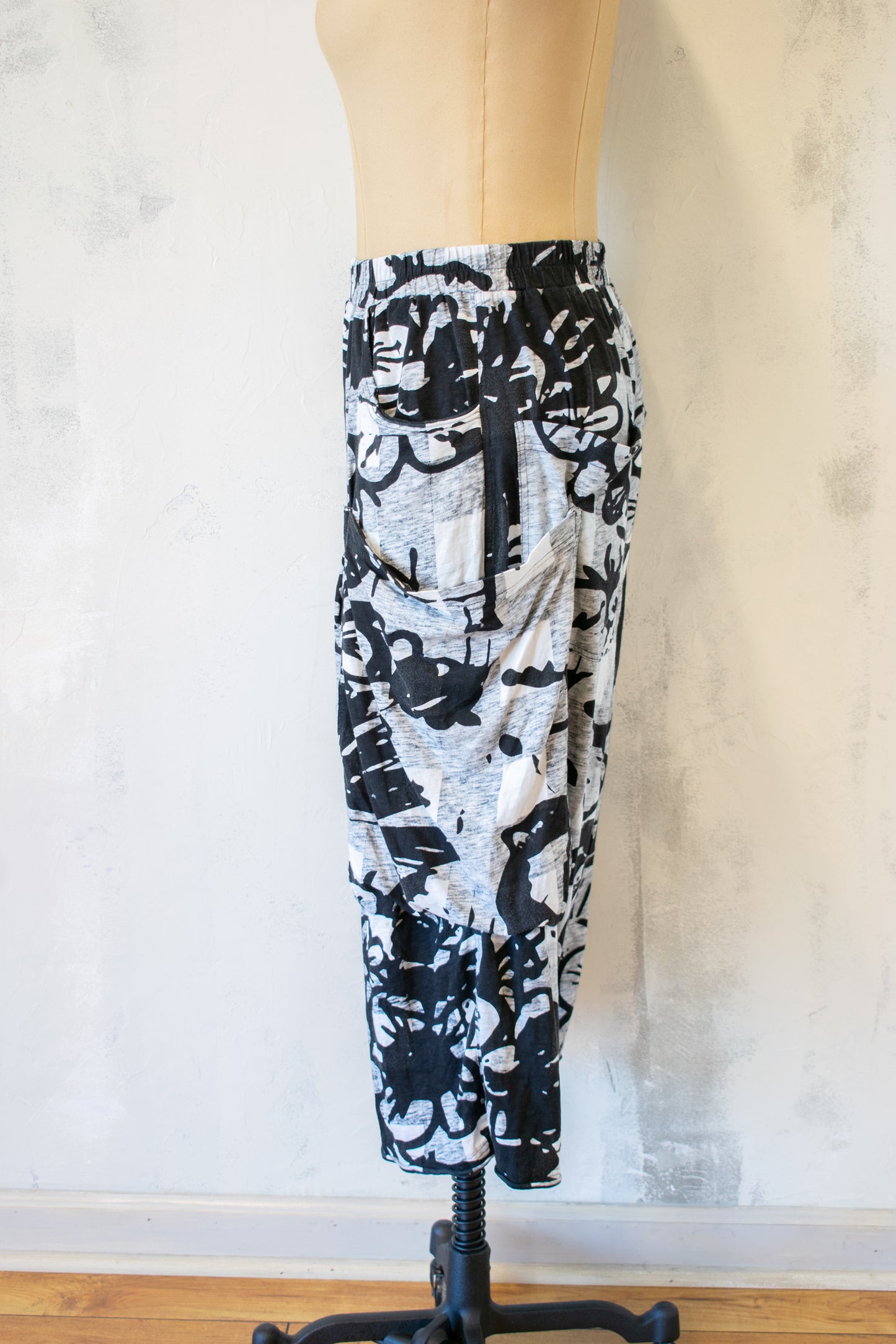Rundholz, Black Label; Drop Crotch Graphic Pant