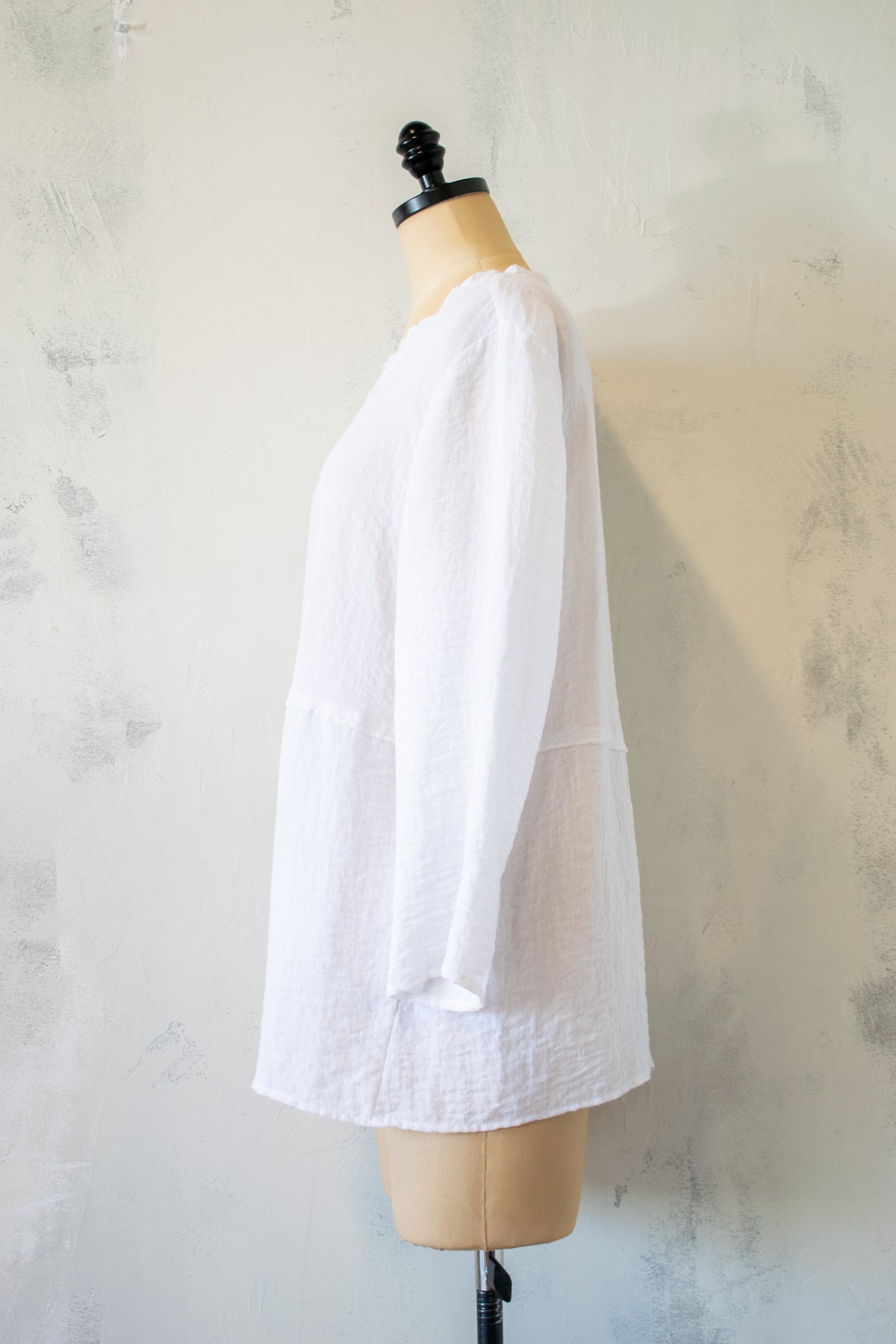 Habitat; White Linen Tunic