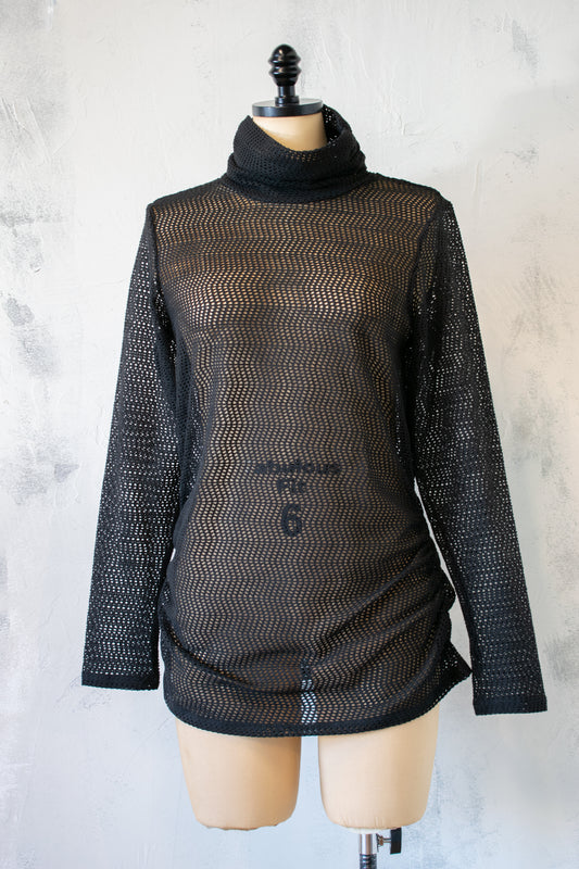 Kozan; Eyelet Turtleneck Tunic
