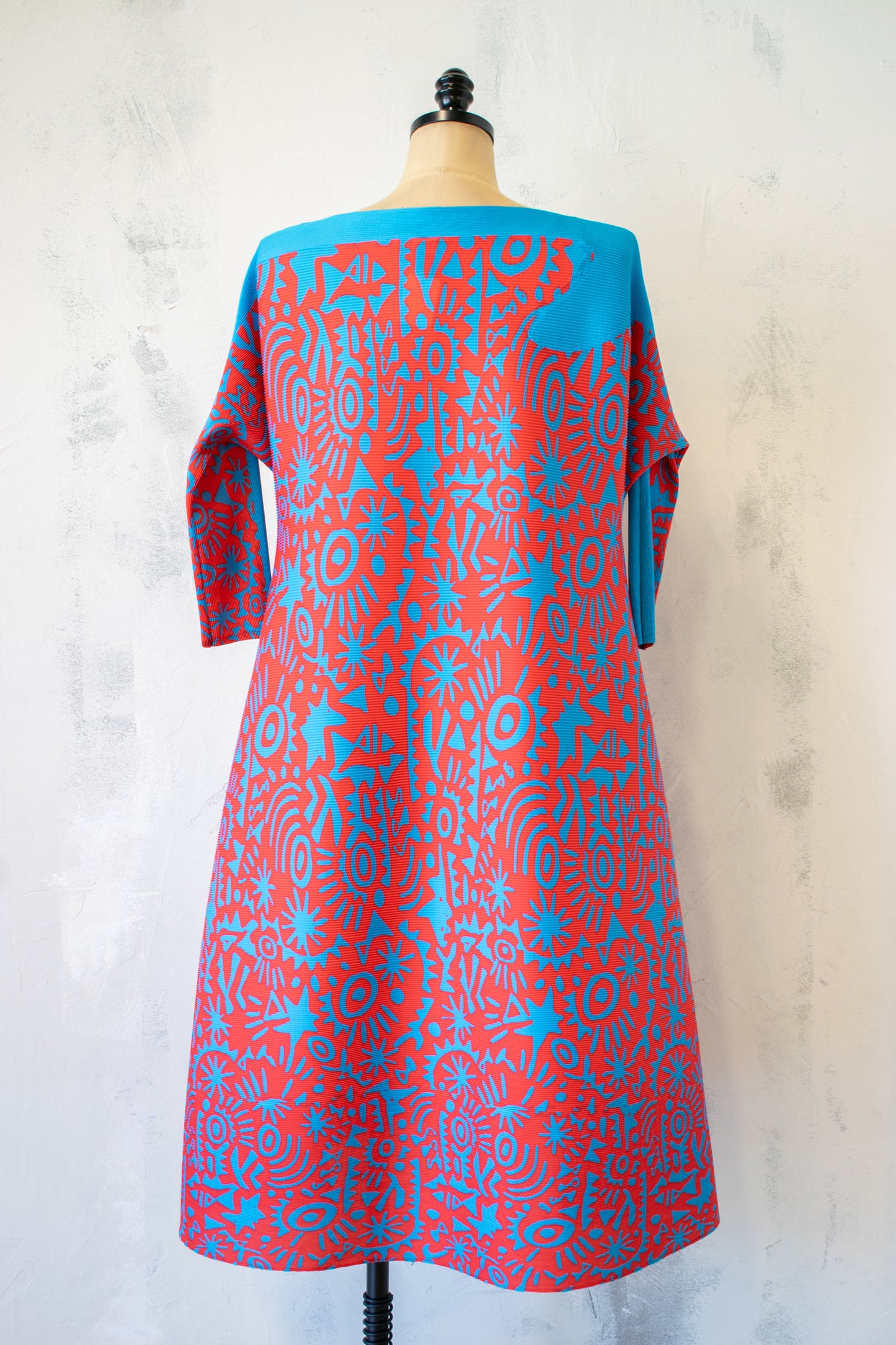 Vanite Couture; Bouncy Dress in Red and Blue