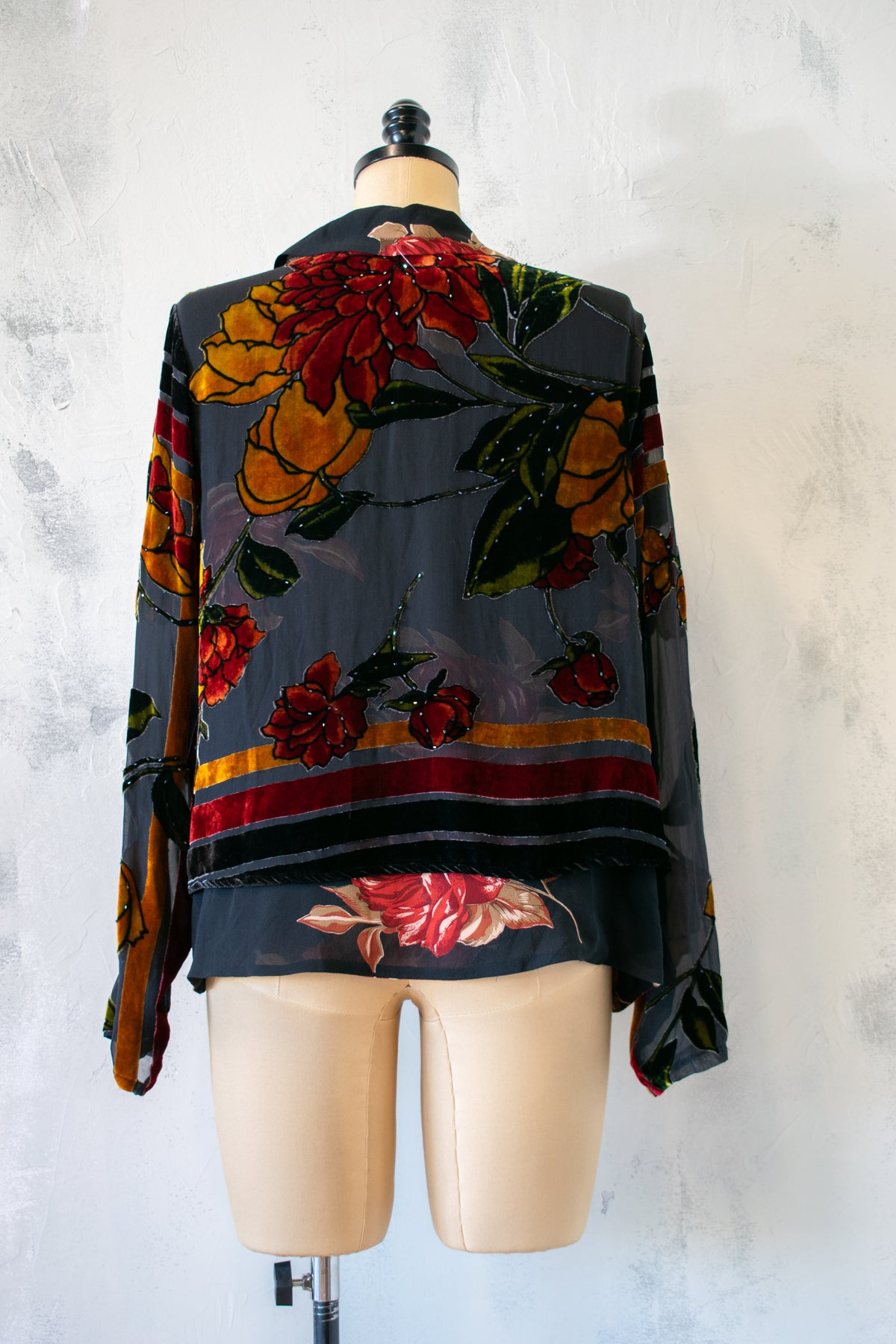Citron; Cut Velvet Blouse