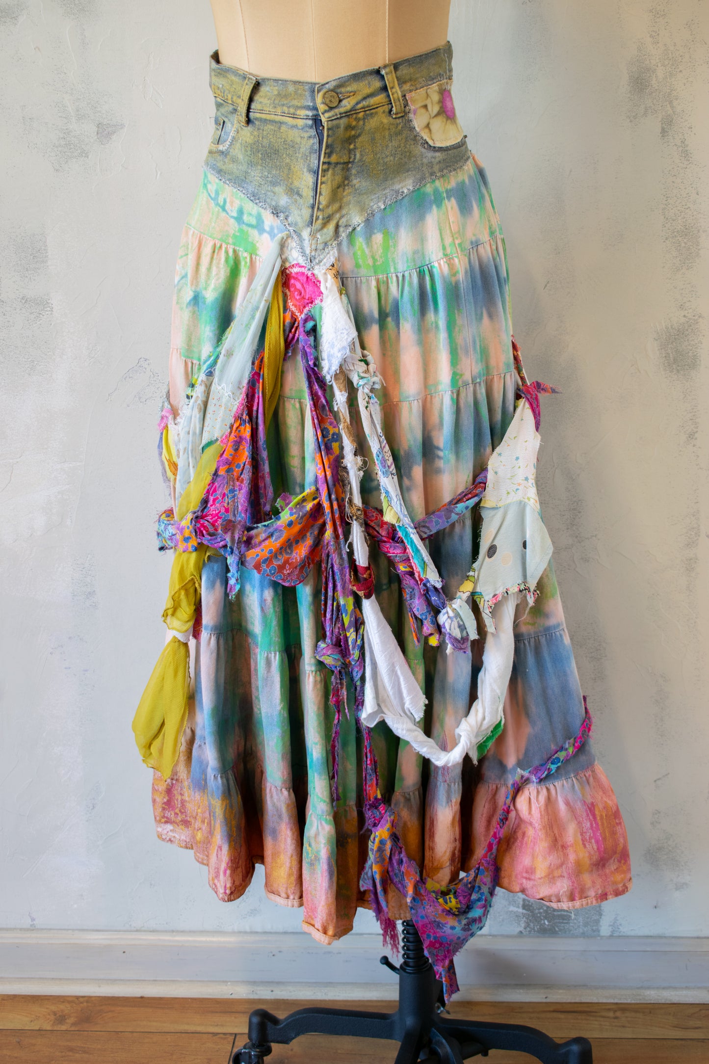 Roots and Wings; OOAK Skirt