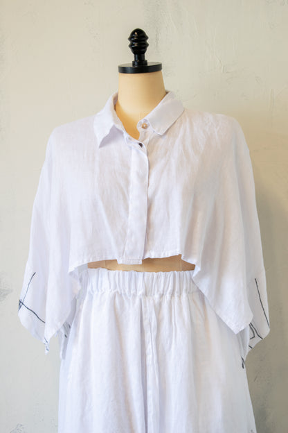 Banana Blue; Linen Topper
