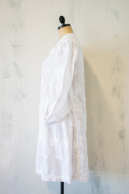 CP Shades; Embroidered Linen Tunic w Pockets