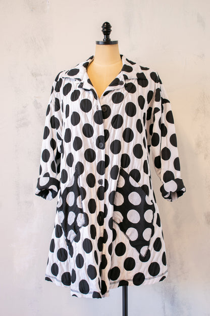 M Square; Jacquard Reversible Swing Jacket