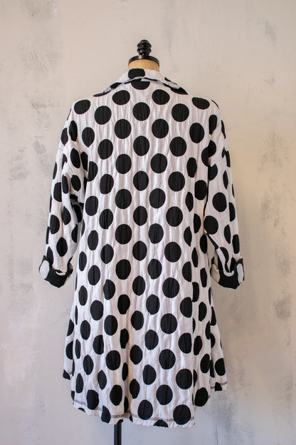 M Square; Jacquard Reversible Swing Jacket