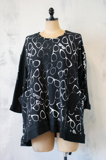 Paper Temples; Eyeglasses Sweatshirt