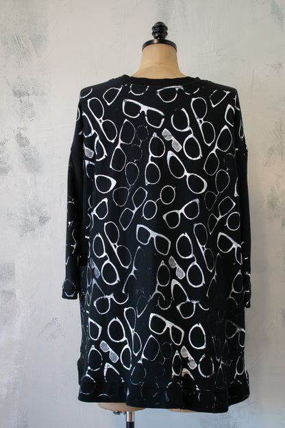 Paper Temples; Eyeglasses Sweatshirt