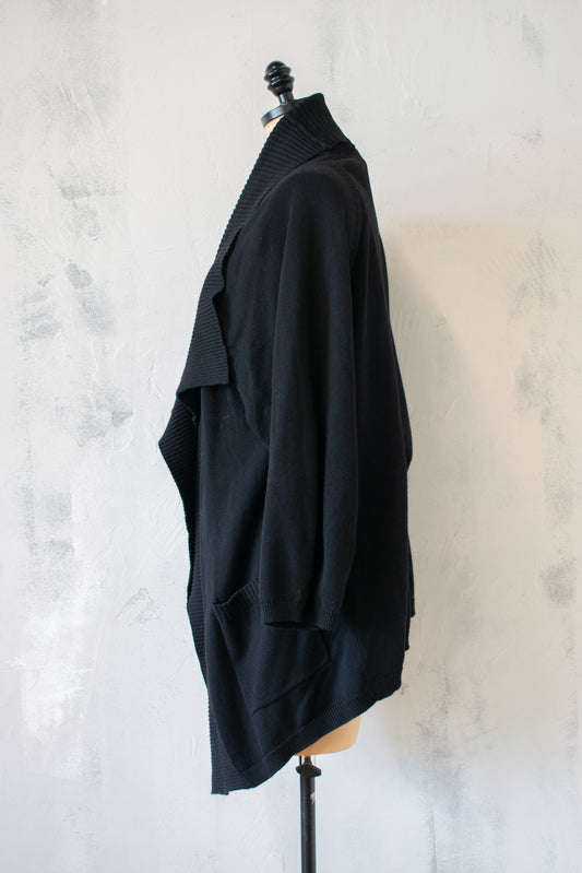 Cynthia Ashby; Dave Sweater in Solid Black