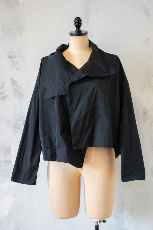 Planet: Black Taffeta Jacket