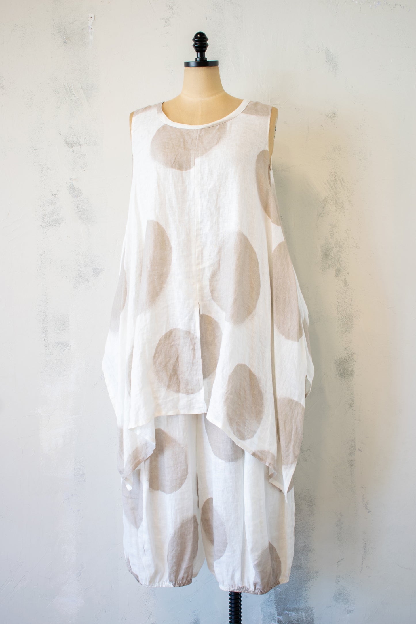 Ralston; A-line Polka Dot Tank