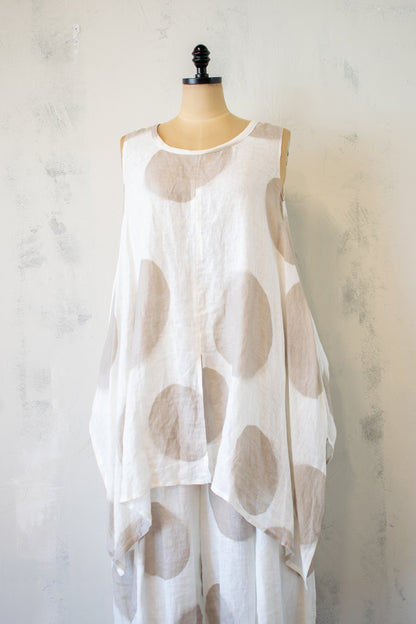 Ralston; A-line Polka Dot Tank