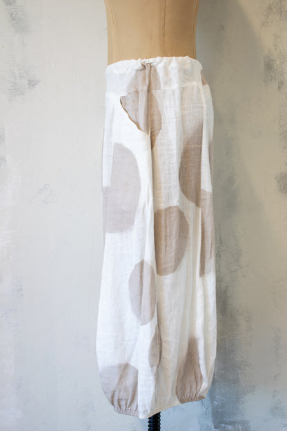 Ralston; Lantern Bottom Linen Pant