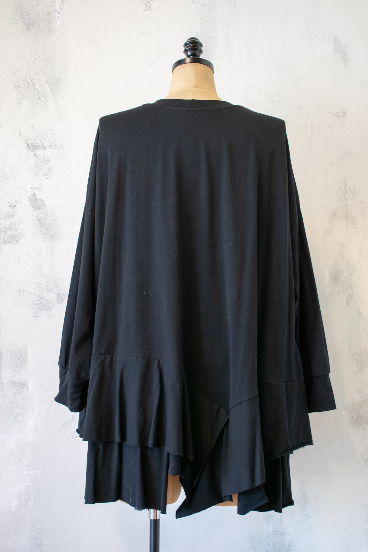 Urban by Alembika; Knit Ruffle Hem Knit Top