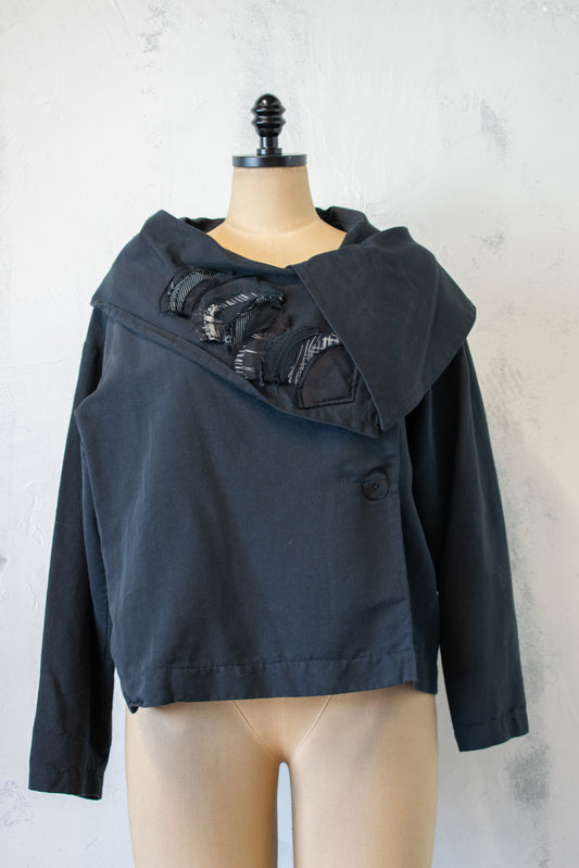 Krista Larson; Black Silk Jacket