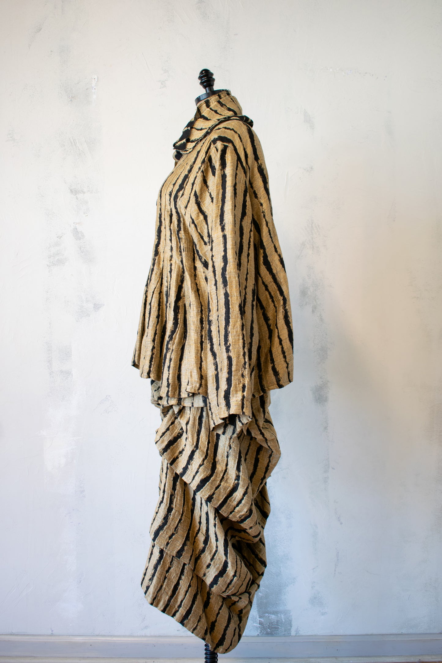 Dress to Kill; Silk Stripe Peplum Jacket