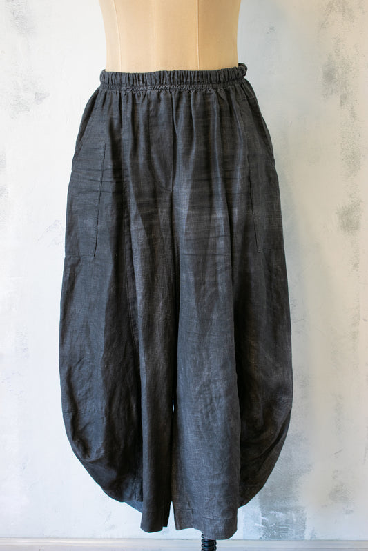 Dress to Kill; Hand Dyed Full Pant with Lantern Hem