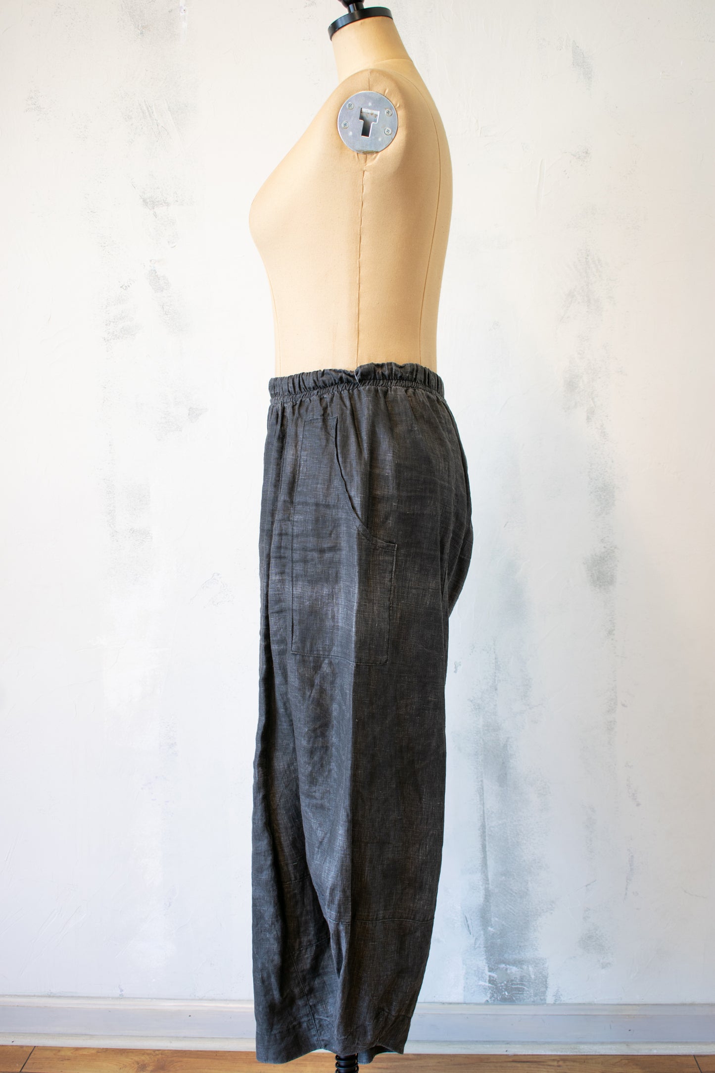 Dress to Kill; Hand Dyed Full Pant with Lantern Hem
