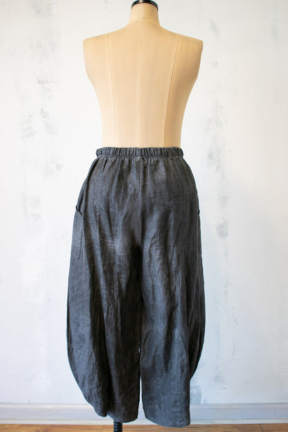 Dress to Kill; Hand Dyed Full Pant with Lantern Hem