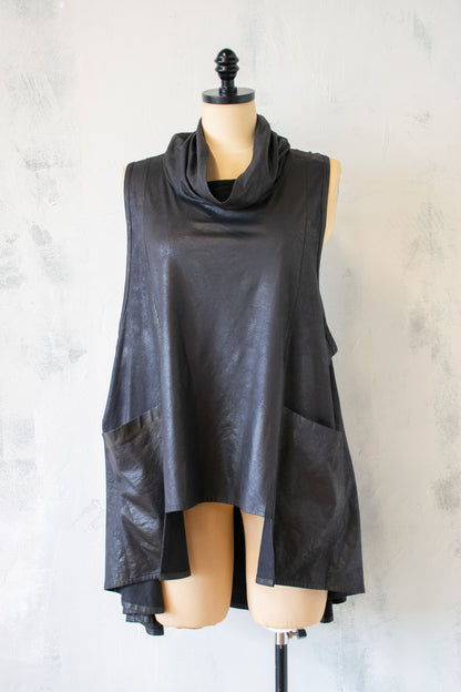 Alembika: Microfiber Suede Tunic Tank