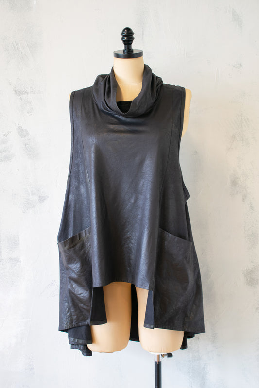 Alembika: Microfiber Suede Tunic Tank